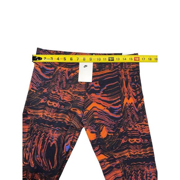 Nike Sportswear Womens High-Waisted Dance Leggings DJ4130-013 Black/Orange-Sz XL - Picture 5 of 6